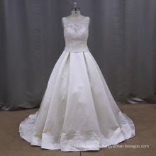 2016 satin Brautkleider Dressing